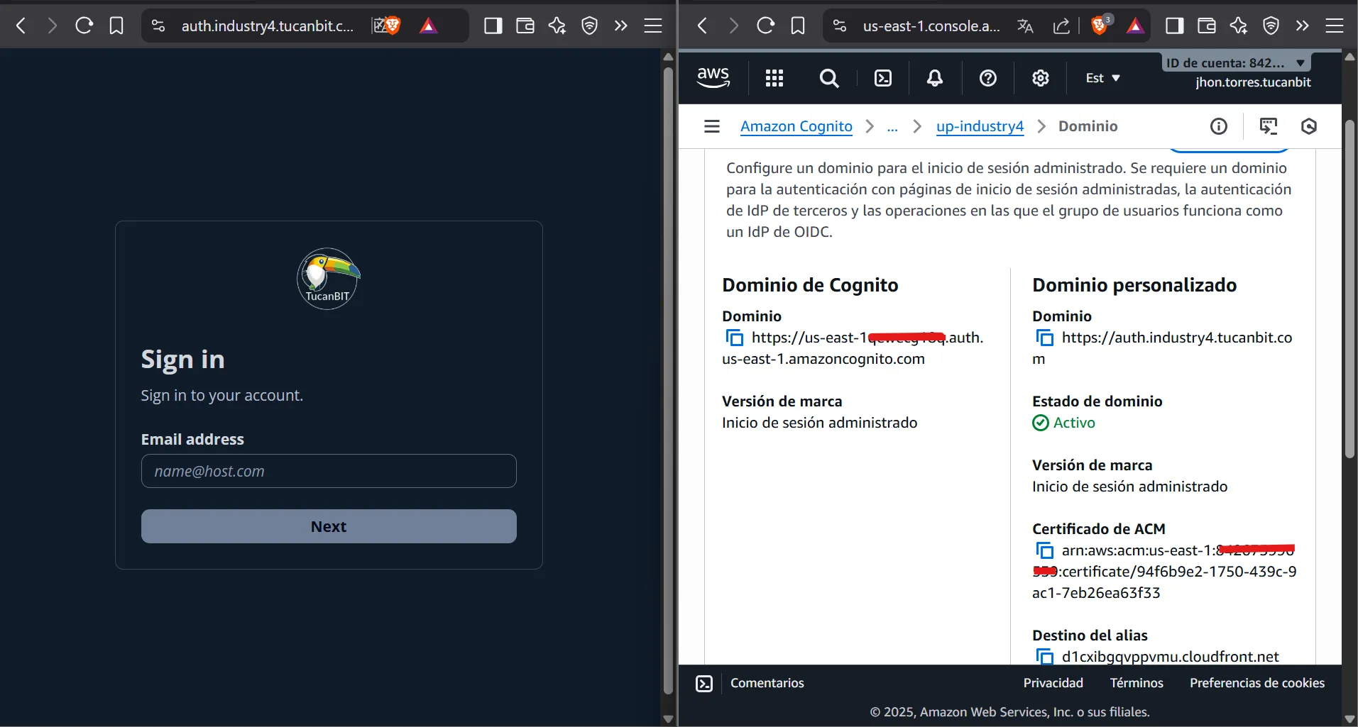 Tucanbit Portal Login Screen Login screen